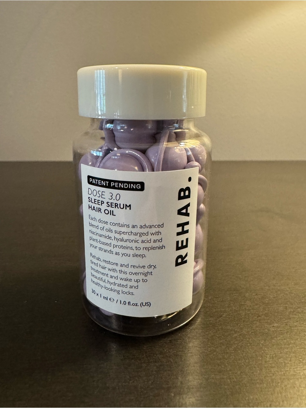 REHAB. Dose 3.0 Sleep Serum Hair Oil 30 x 1 ml (1 oz) Full Size NEW